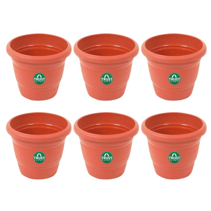 TrustBasket UV Treated Plastic Round Pot - Image 1