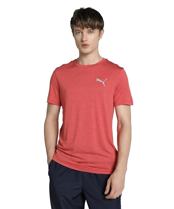Puma Men's Solid Slim Fit T-Shirt Puma Men's Solid Slim Fit T-Shirt - Image 1