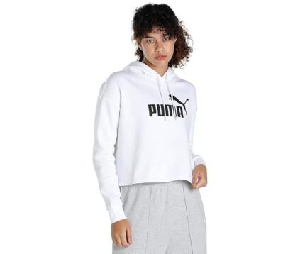 Puma Women's Essential Cropped Logo Hoodie